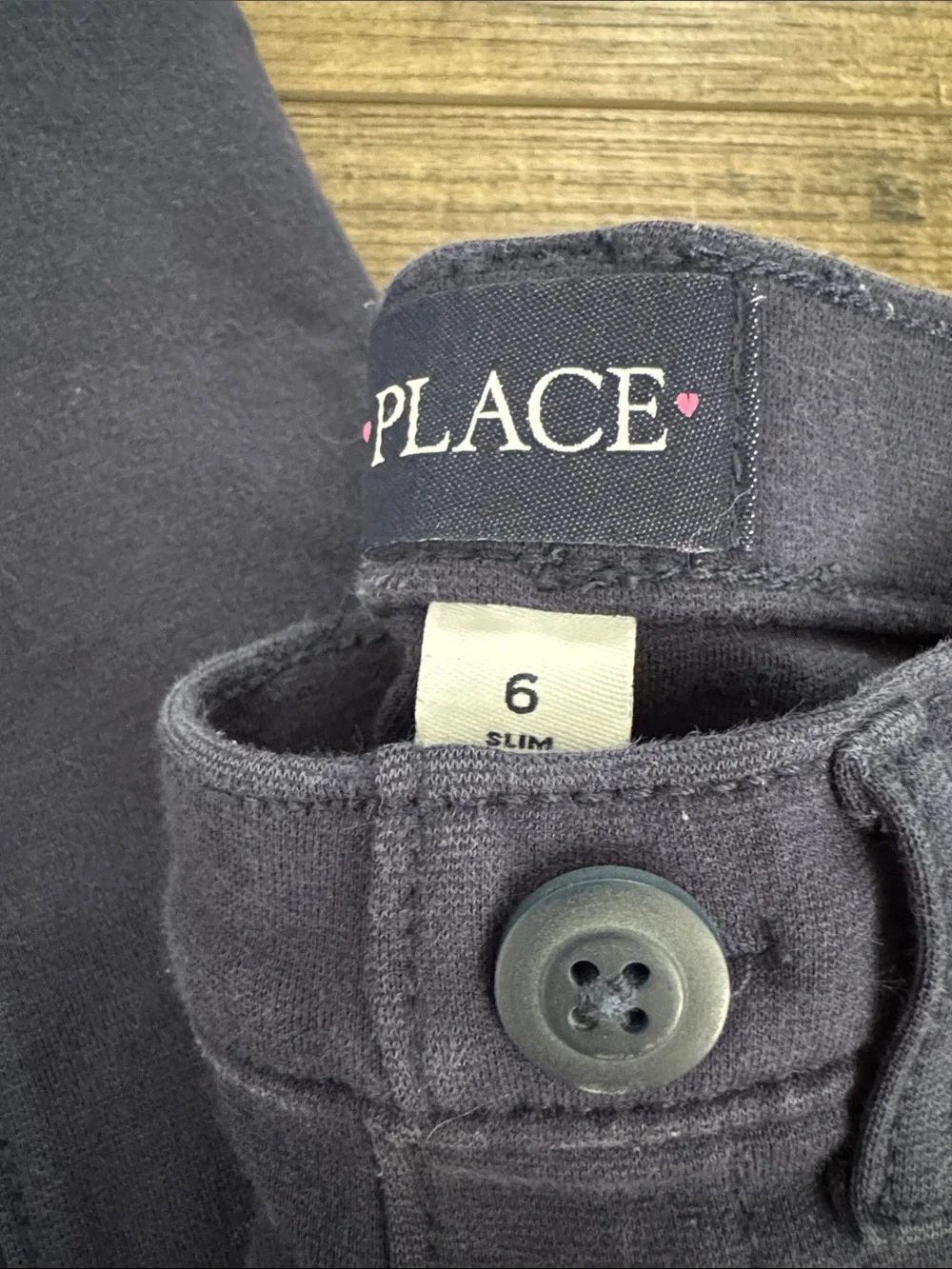 Girls Children’s Place Navy Blue Uniform Jeggings Size 6 Slim